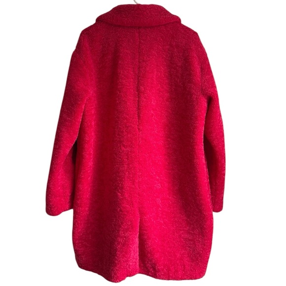 Who What Wear Pink Long Sleeve Teddy Jacket Size Large - Picture 5 of 8